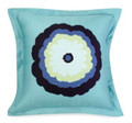 EURO SIZE - Amy Butler - Dream Daisy Embroidered, Textured PILLOW SHAM