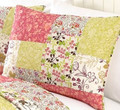 STANDARD - Home Classics - Alicia Patchwork Print QUILTED PILLOW SHAM 
