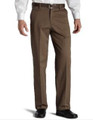 MEN 33W / 30L - D4 Relaxed Fit, True Chino, Flat Front Brown-Olive DOCKERS SLACKS