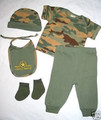 BOYS 0 -3 MONTHS H.W. Carter & Sons Aerial Rescue Camoflauge GIFT SET