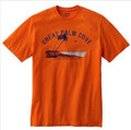 MEN'S Medium - Chaps - Great Palm Cove Orange T-SHIRT