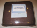 TWIN - Ultra Warm - Brown FLANNEL SHEET SET