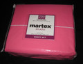 FULL - Martex - Bright Pink Cotton/Poly Blend 200TC NO-IRON SHEET SET