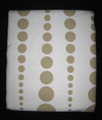 FABRIC - Baltic Linen - Large Beige Dots on Cream HEAVYWEIGHT SHOWER CURTAIN
