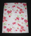 FABRIC - Metro - Mimosa Red Floral Print on White Background SHOWER CURTAIN