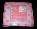 TWIN  / SINGLE - Cool Covers - Hearts and Diamonds Cotton / Polyester  SHEET SET