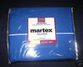 TWIN - Martex - True Blue Cotton/Poly Blend 200TC NO-IRON SHEET SET