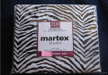 TWIN XL DORM -  Martex - Zebra Print Cotton/Poly Blend 200TC NO-IRON SHEET SET