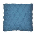 EURO SIZE - Vue by Ellery - Avery Teal Blue Pintucked PILLOW SHAM