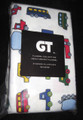 STANDARD - GT - Multi-color Cars, Trains, Buses & Trucks TWO FLANNEL PILLOWCASES