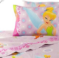 FULL / DOUBLE - Disney Fairies - Tinkerbell Whimsy SHEET SET
