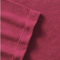 TWIN - Home Classics - Deep Red Luxuriously Soft & Cozy  FLEECE SHEET SET