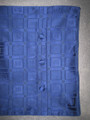 KID INTERIOR - Royal Blue Jacquard Geometric Heavyweight  55 x 78 DUVET COVER & SHAM SET