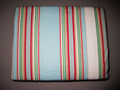 TWIN - Traditions by Waverly - Colorful Stripe Striped  FLANNEL SHEET SET