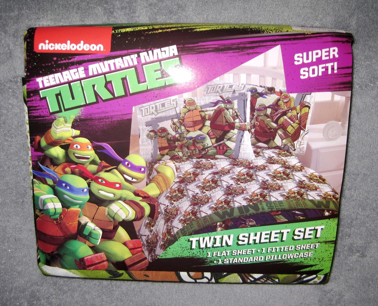 Twin Nickelodeon Teenage Mutant Ninja Turtles Tmnt Sheet