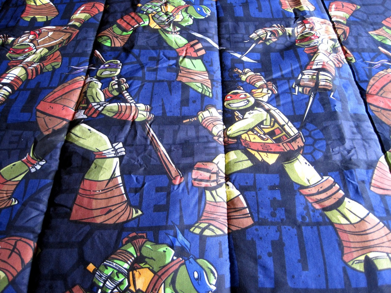 Twin Nickelodeon Teenage Mutant Ninja Turtles Tmnt Sheet