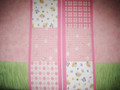 FULL CRIB SIZE - Owen - 100% Cotton Pink Patchwork Print FITTED SHEET