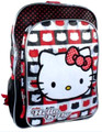 HELLO KITTY - Ages 3 and up - Faux Fur & Checkerboard Silhouettes BACKPACK