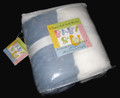 FULL CRIB SIZE- Baby & U Super Soft - Blue and White  2  FITTED SHEETS