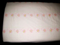 FULL CRIB SIZE - Owen - 100% Cotton Pink Butterfly Print FITTED SHEET