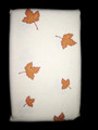 KING -  GT - Golden Falling Autumn Leaves TWO BRUSHED FLANNEL PILLOWCASES
