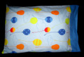 STANDARD - Manor Estate Colorful Balloons on Blue 250 TC PKG OF 2  PILLOWCASES