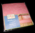 FULL CRIB SIZE - Cocalo Baby -  Maeberry Pink Floral Pattern Cotton FITTED SHEET