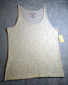 Women Size XL -- New with Tags -- Sonoma Life & Style Tank Top with Front Lace Overlay
