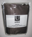CA KING - Umbra - Dream Dark Chocolate Brown DUST RUFFLE / BEDSKIRT