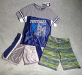 Boys Size 10 / 12 -- Tony Hawk Swim Trunks & Starter Athletic All Star Football Shorts and Shirt Set