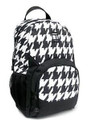TRIBECA - Incline - Black & White Hounds-tooth Design BACKPACK