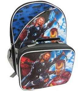 avengers backpack and lunchbox