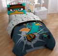 TWIN - Disney - Phineas and Ferb - He's Only a Platypus SHEETS & COMFORTER SET