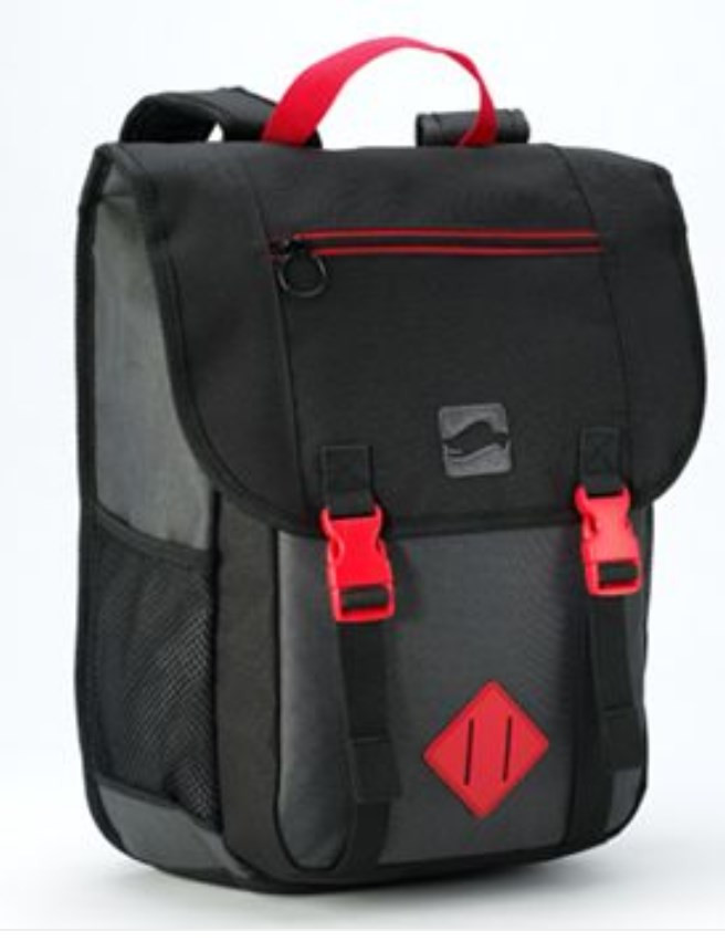 hawk bag red and gray