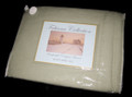 QUEEN - Fabiana Collection - Sage Green Heavyweight 100% Cotton Portuguese FLANNEL SHEET SET