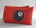 STANDARD - Joe Boxer - 8 Ball on a Red Background Supersoft 100% Polyester Microfiber PKG OF 2 PILLOWCASES