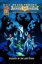 Original cover of Peter Parsec: Space Cadet "next generation" comic book from 2006