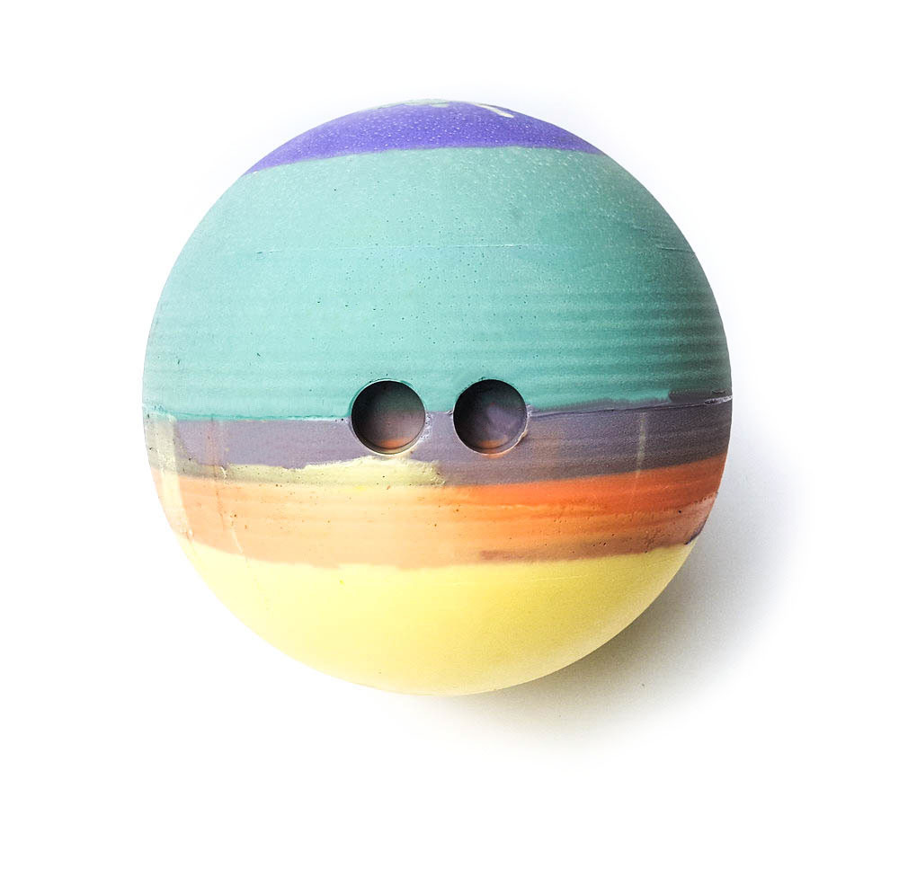 solid rubber ball with hole