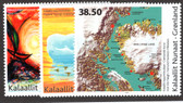 Greenland, Scott Cat. No. 611 - 613,  MNH