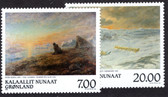 Greenland, Scott Cat. No. 349-350,  MNH