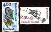 Greenland, Scott Cat. No. 299 - 300,  MNH