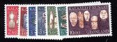 Greenland, Scott Cat. No. 165 - 172,  MNH