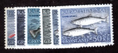 Greenland, Scott Cat. No. 136 - 141,  MNH