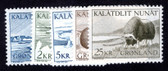 Greenland, Scott Cat. No. 71 - 75,  MNH