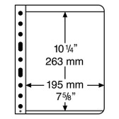 Lighthouse VARIO 1C - Clear Single-sided Stock Sheets (5 per package)