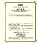 Scott Iceland Stamp Album Supplement, 2023 No. 27