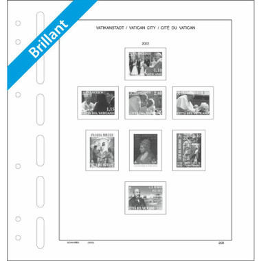 Typical Schaubek Stamp Album Page