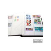 Schaubek Stock Book - 32 Page -175 x 225 mm in Size Black  Stock Book with White Pages