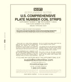 Scott Comprehensive PNC Coil Strips  Stamp Album Supplement, 2025 No. 38