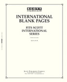 Scott International Blank Album Pages